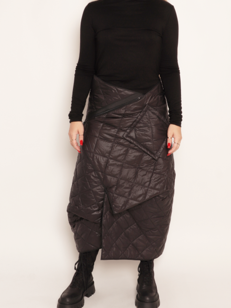 Xenia Design - XD quilted wrap skirt with zipper