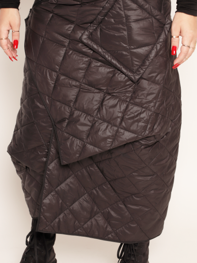 Xenia Design - XD quilted wrap skirt with zipper