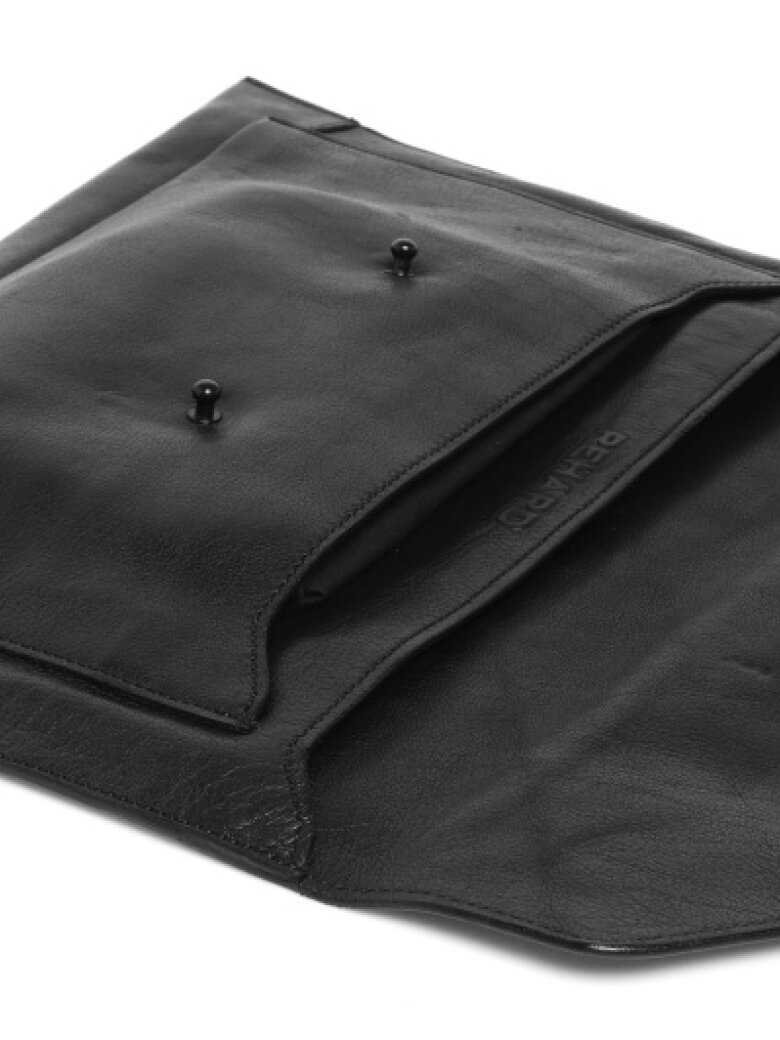 Rehard - Clutch i sort skind