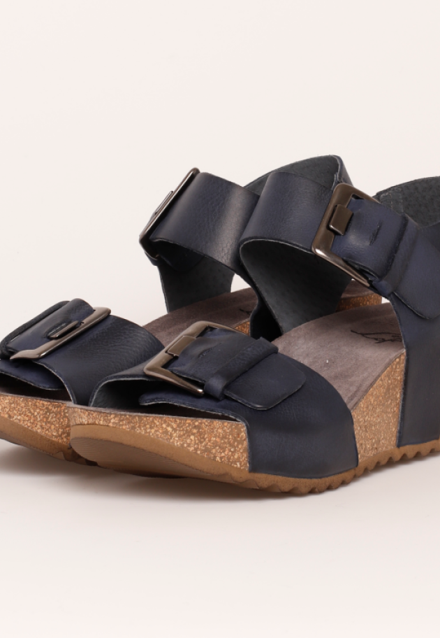 Lofina - Sandal med kilehæl