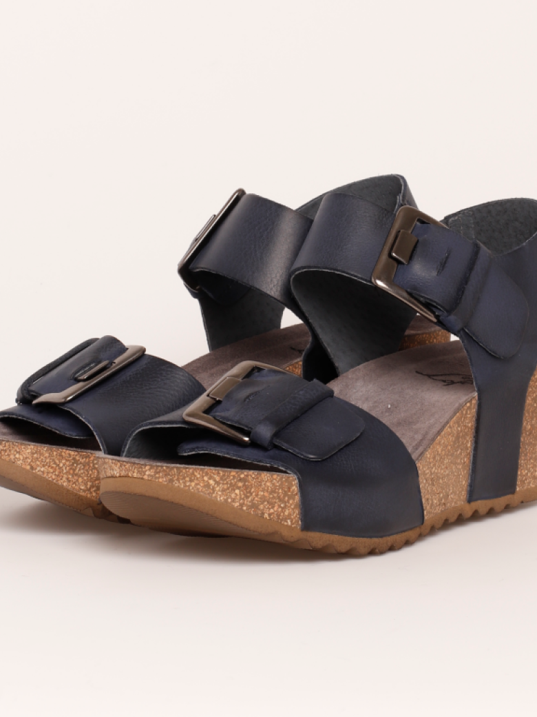 Lofina - Sandal med kilehæl