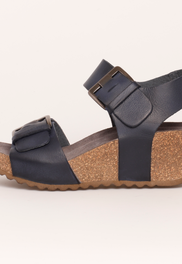 Lofina - Sandal med kilehæl