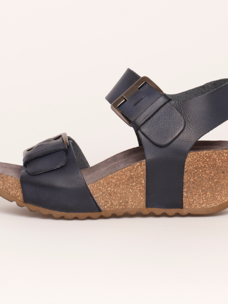 Lofina - Sandal med kilehæl