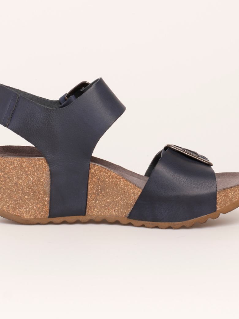 Lofina - Sandal med kilehæl