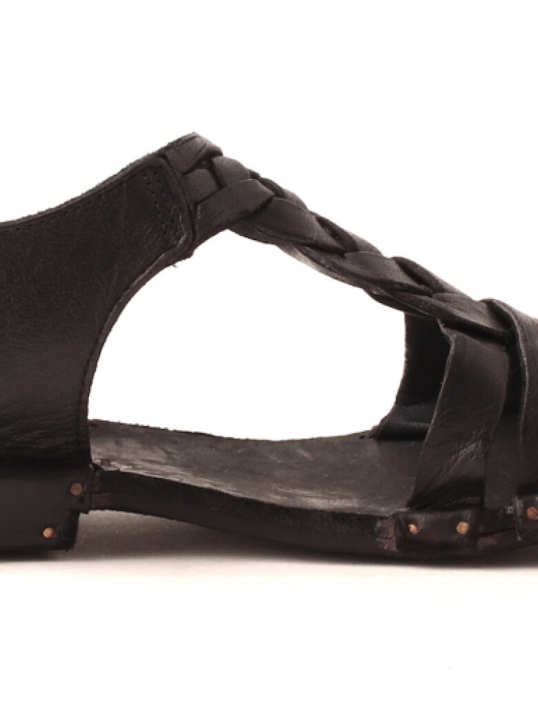 Bubetti sandal with a braided detail