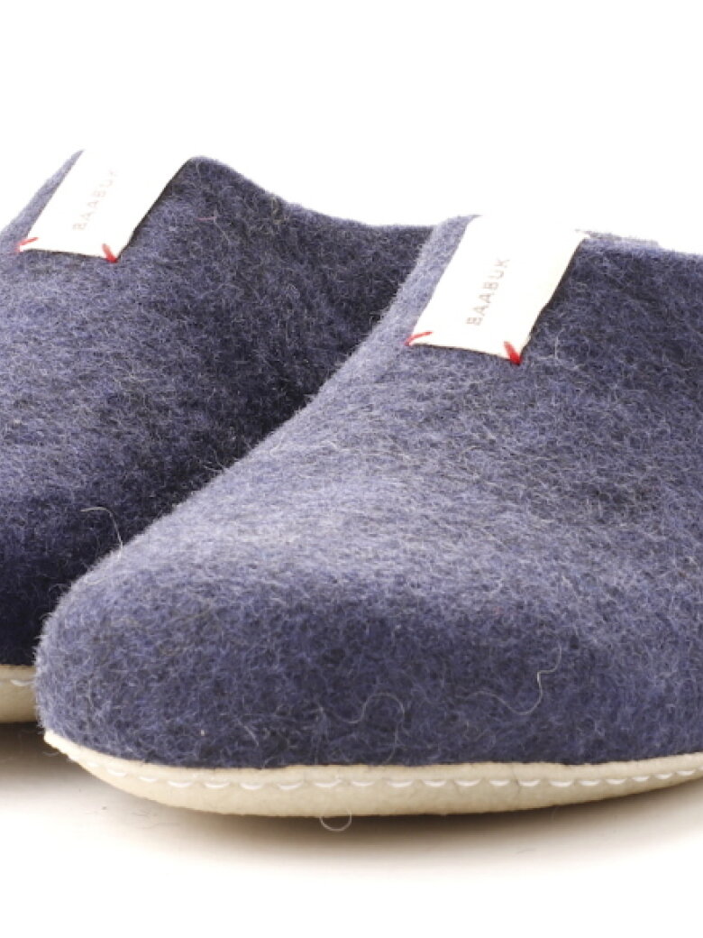 Baabuk slippers in felted wool