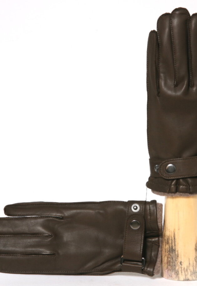 Handske i lammeskind foret med cashmere