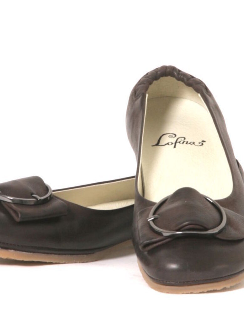 Lofina - Lofina ballerina med spænde 
