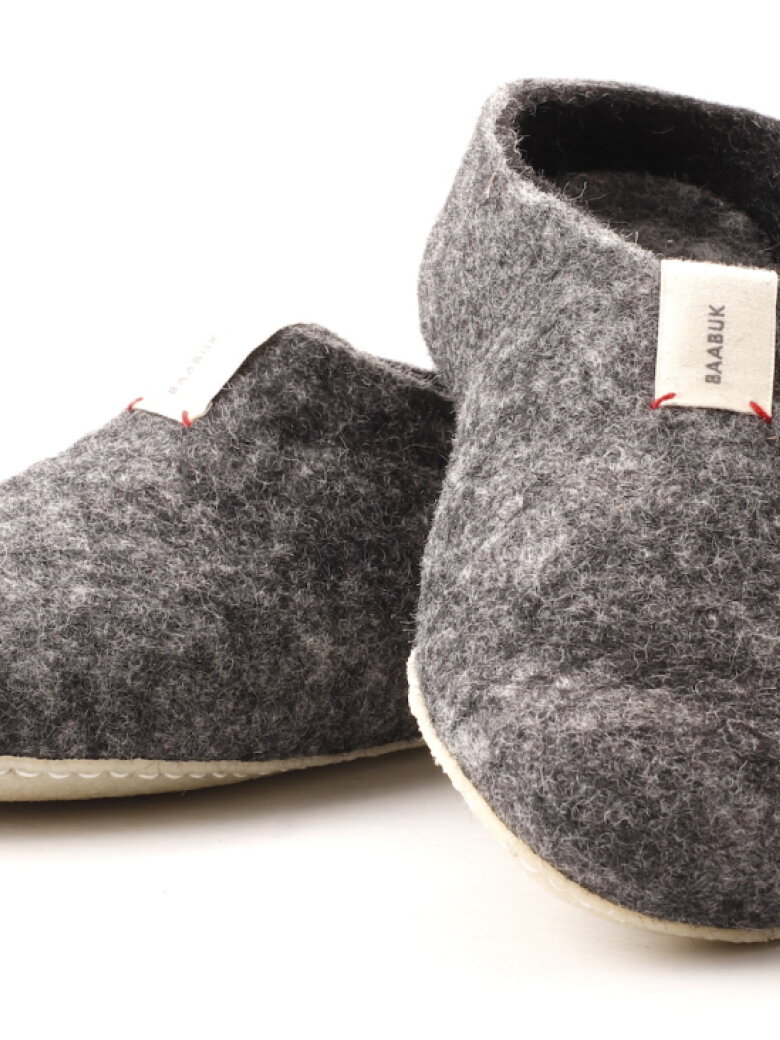 Baabuk slippers in felted wool
