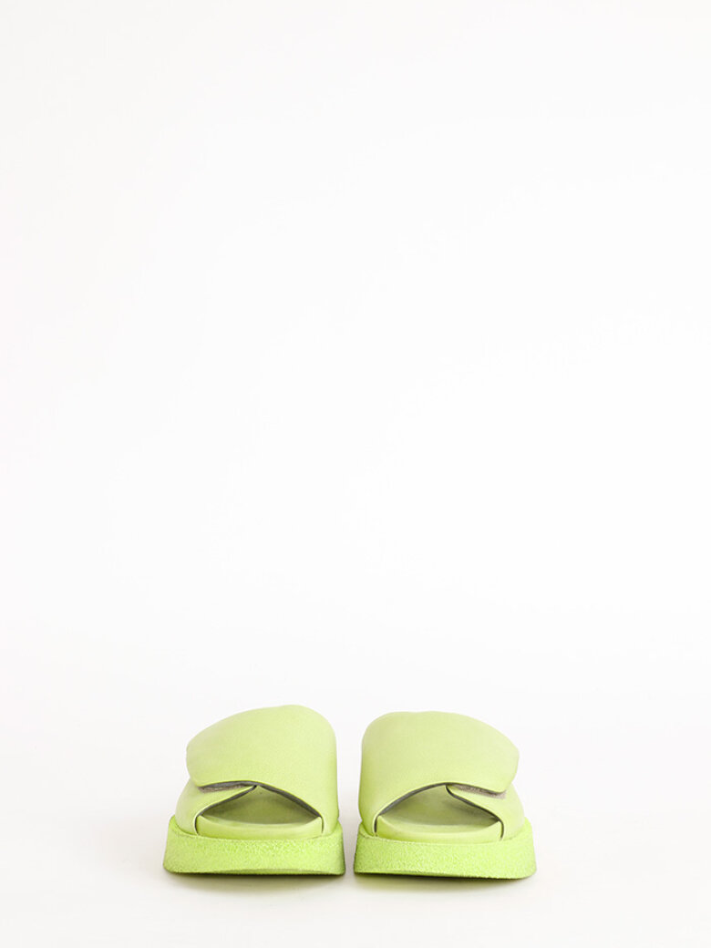 Lofina - Sandal with a footbed sole and velcro