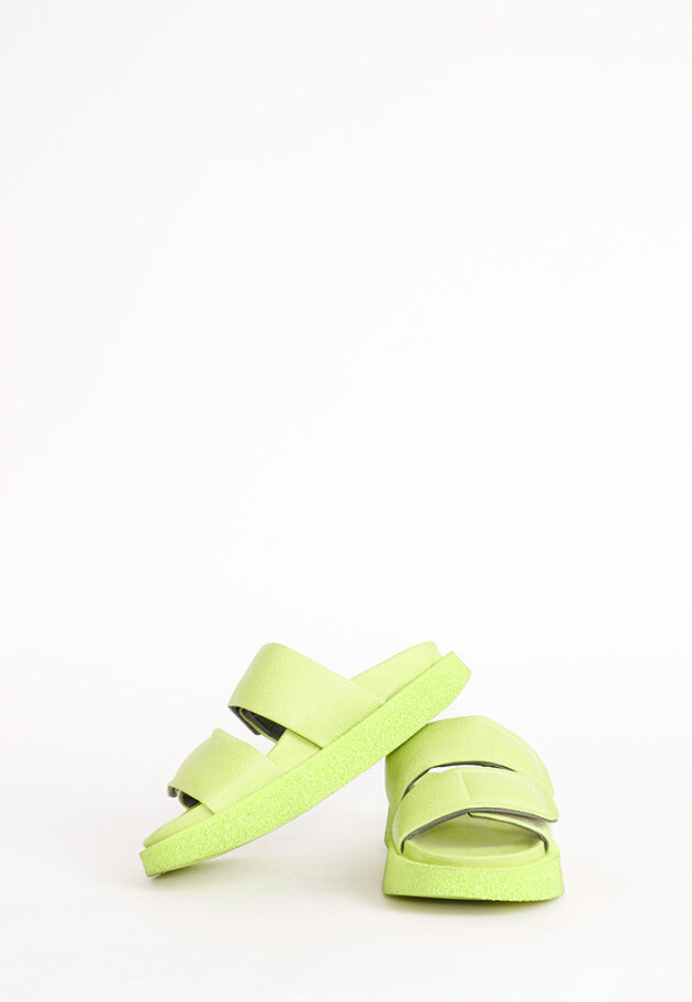 Lofina - Sandal with a footbed sole and velcro