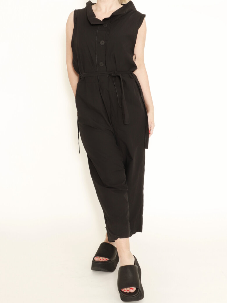 Xenia Design - XD 3/4 overalls with buttons, waist tie and pockets