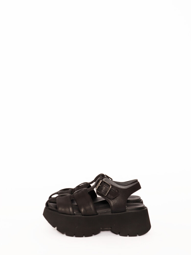 Lofina - Lofina sandal med spænde og chunky sål
