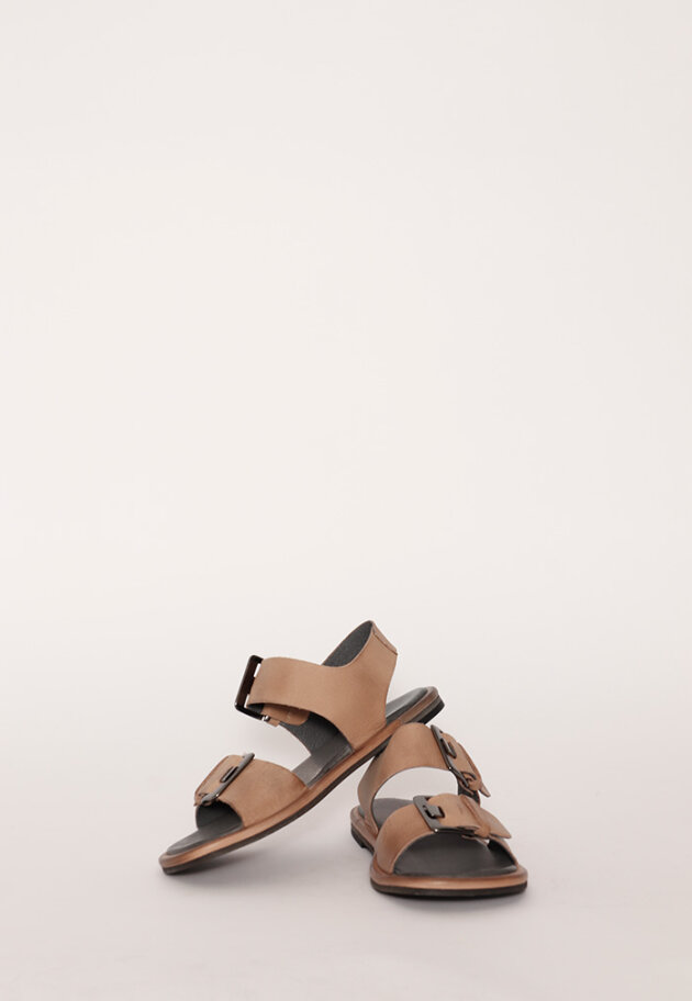 Lofina - Sandal with a leather sole and buckle