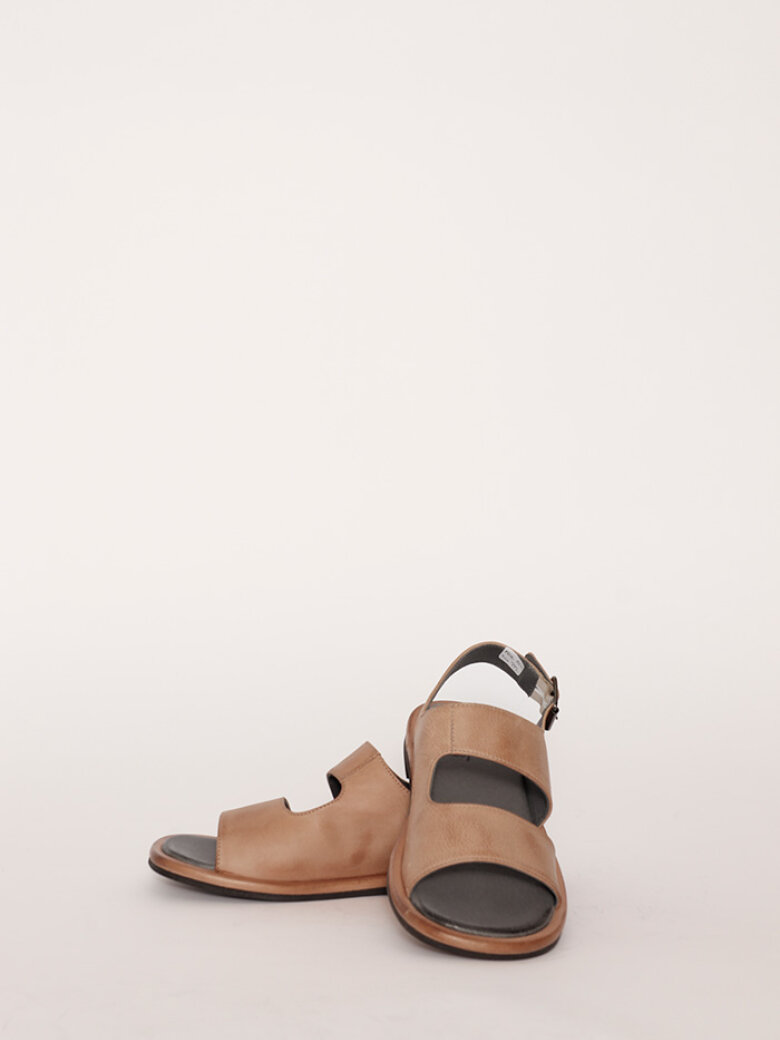 Lofina - Sandal med lædersål og rem