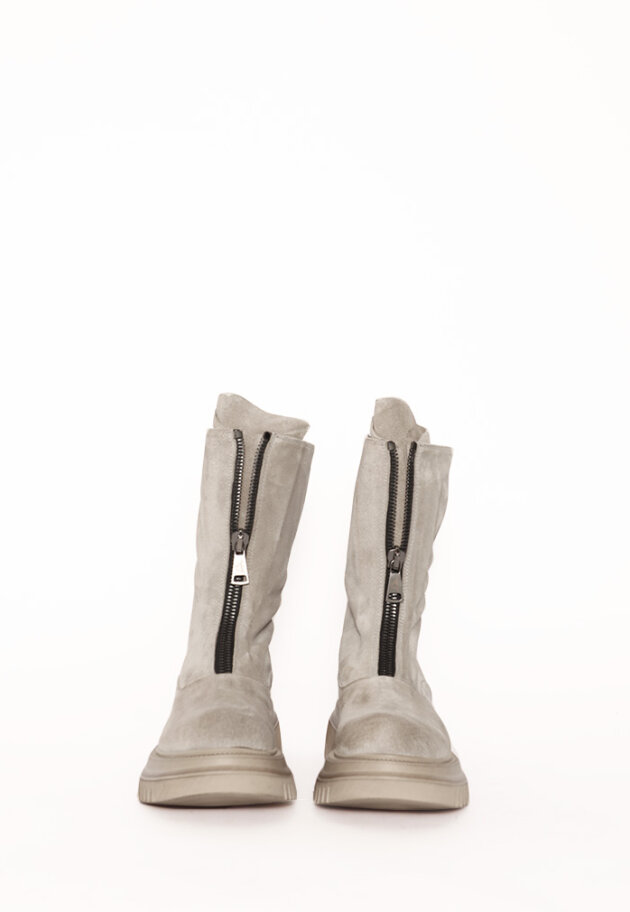 Lofina - Støvle med chunky microsål og lynlås