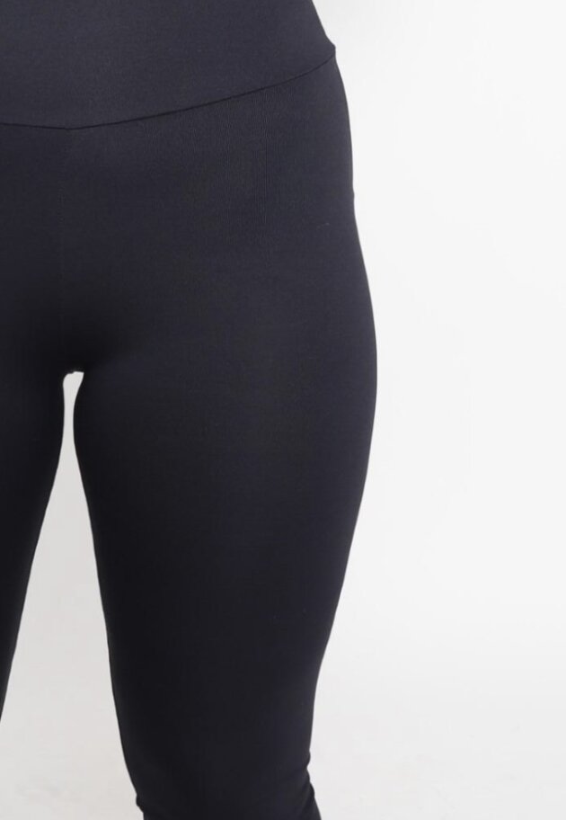 Sort Aarhus - Leggings med wide elastic band in the waist