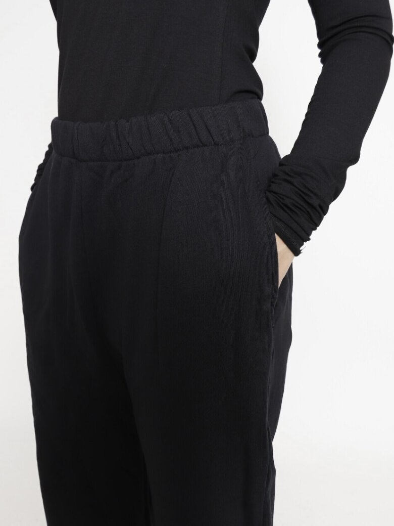 Sort Aarhus - Sweat pants with elastic waist band and pockets