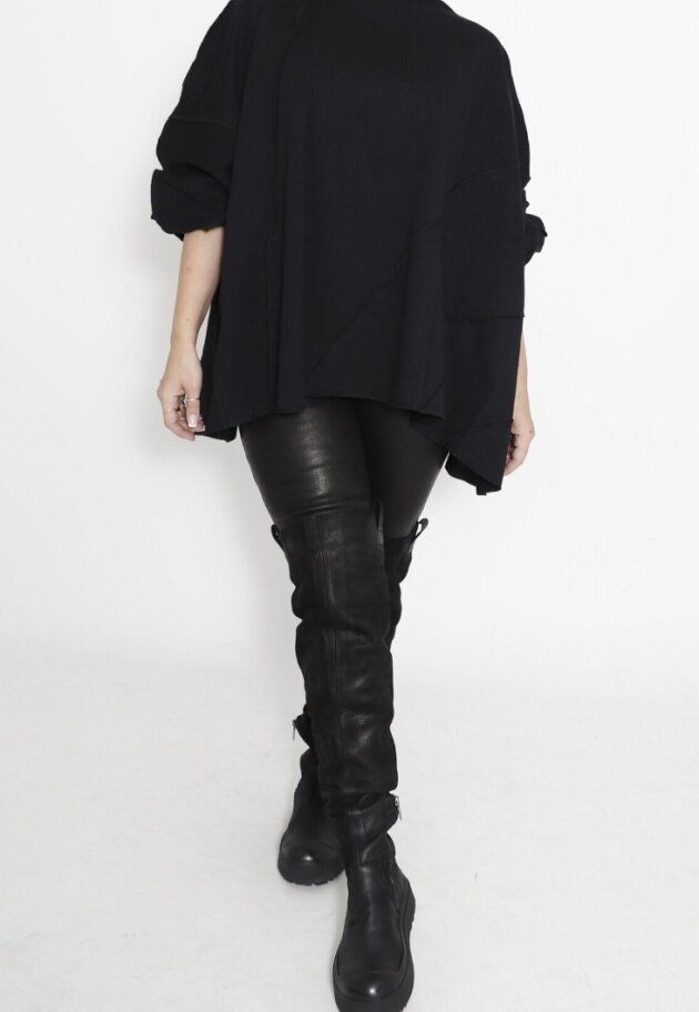 Sort Aarhus - Sweatshirt with puff sleeves