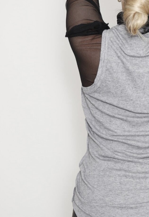 Sort Aarhus - Basic boxer top in rib 