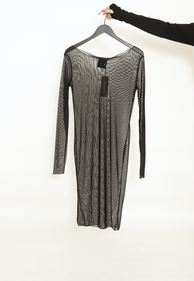 Sort Aarhus - Dress long mesh