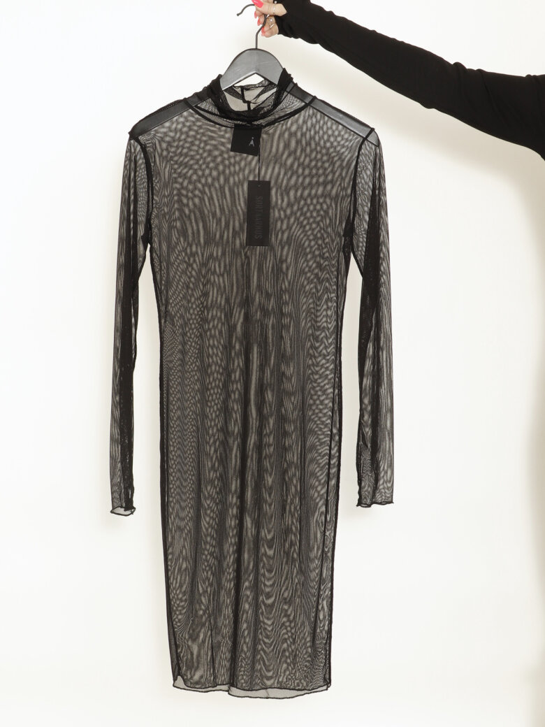 Sort Aarhus - Dress long mesh