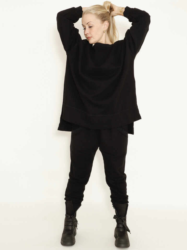 Sort Aarhus - Sweatshirt med slidser