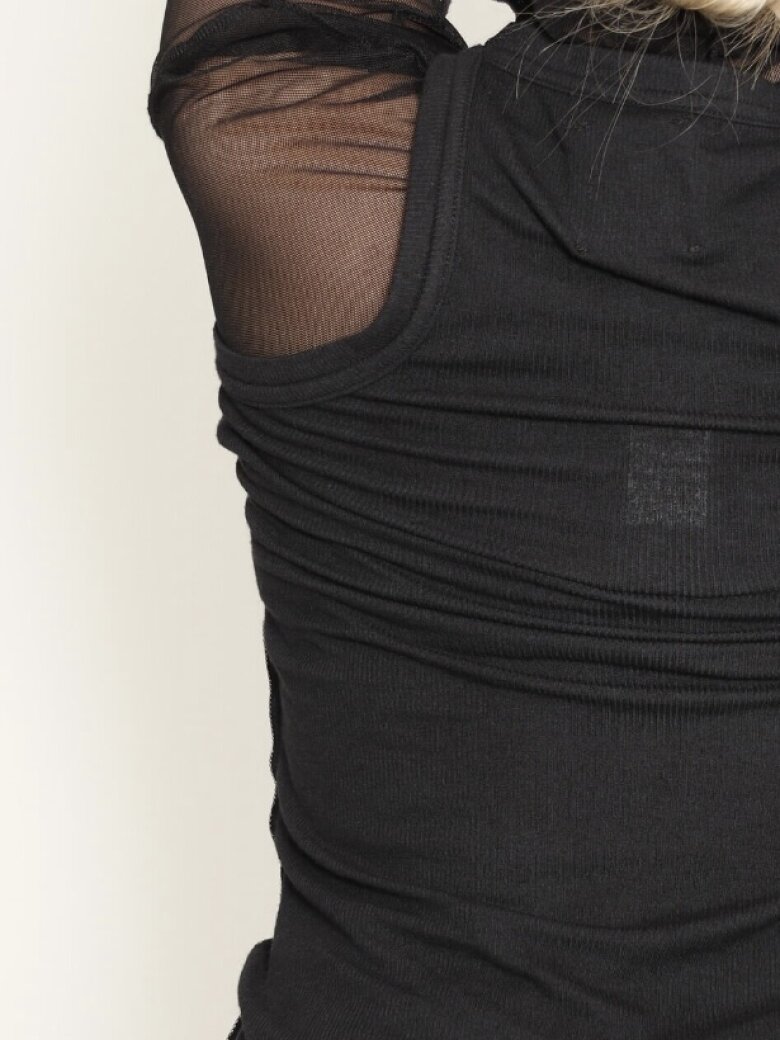 Sort Aarhus - Basic boxer top in rib 