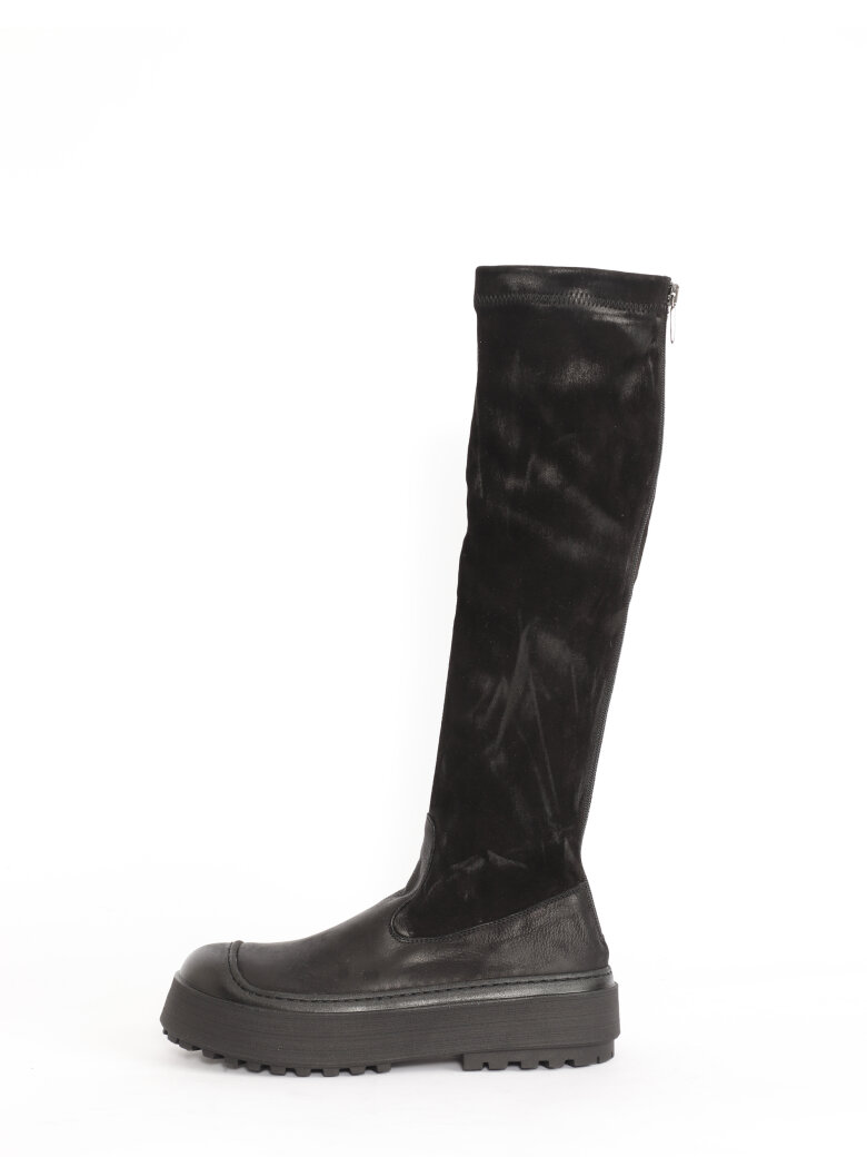 Sort Aarhus - High shaft stretch boots