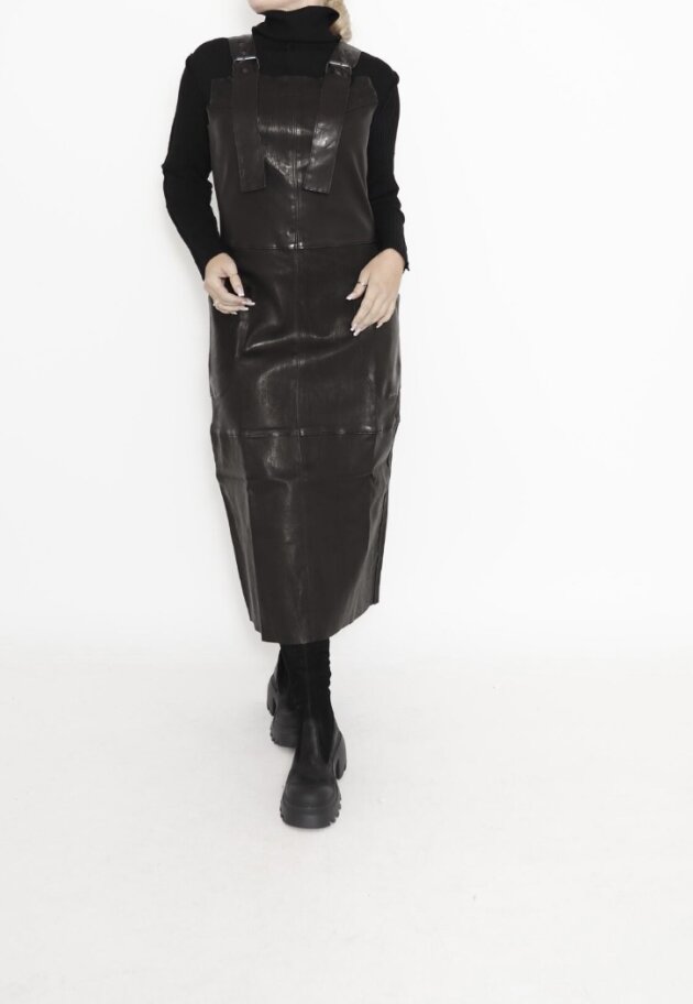 Sort Aarhus - Dress stretch leather