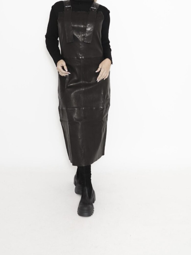 Sort Aarhus - Dress stretch leather