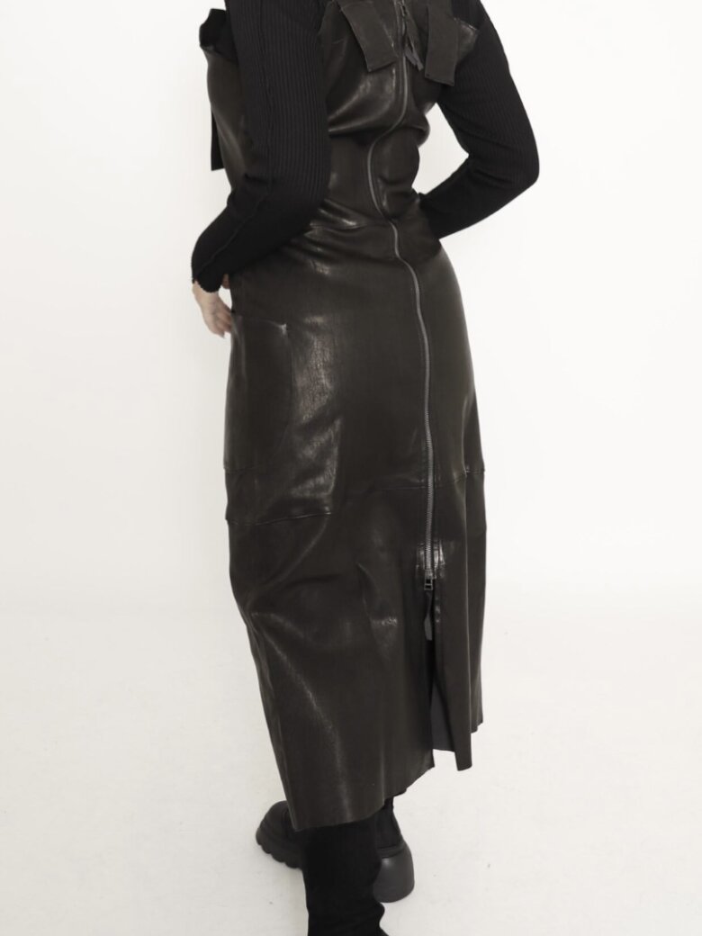 Sort Aarhus - Dress stretch leather