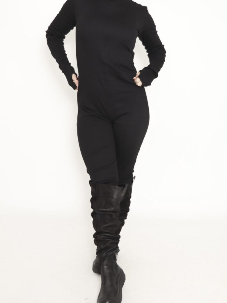 Sort Aarhus - Jumpsuit with long sleeves and legs