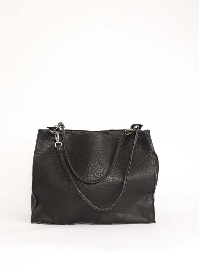 Sort Aarhus - Shopper bag in shrunken leather