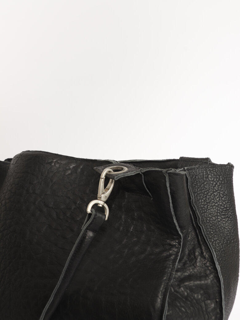 Sort Aarhus - Shopper bag in shrunken leather