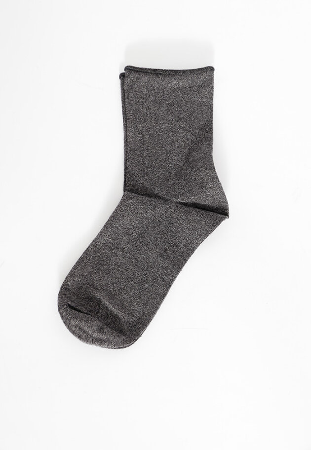 Sock in black melange