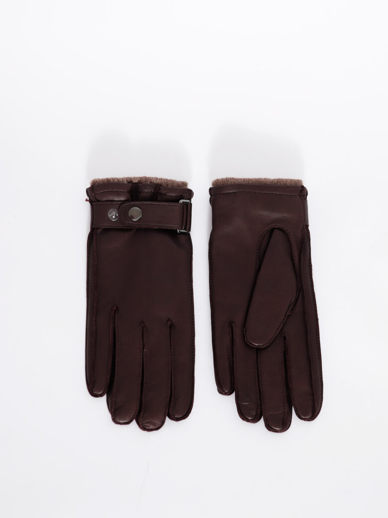 Handske i lammeskind/cashmere
