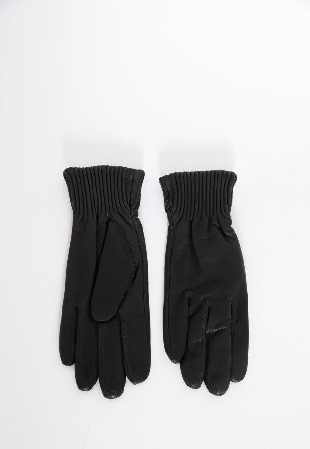 Handsker i lammeskind/cashmere