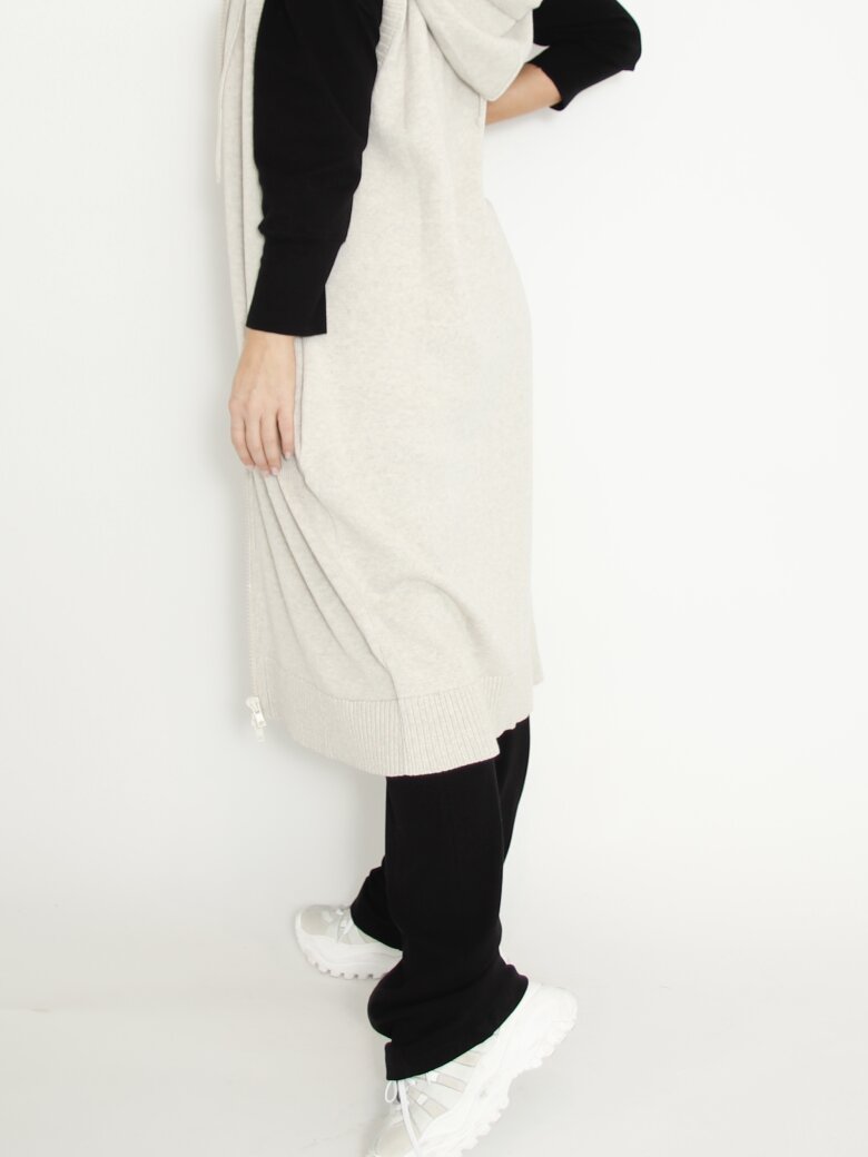 Sort Aarhus - Long knit vest
