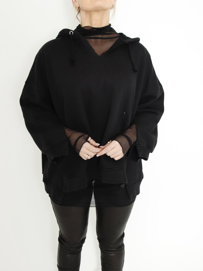 Sort Aarhus - Blouse with hoodie