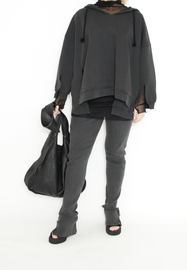 Sort Aarhus - Blouse with hoodie Sort Aarhus - Blouse with hoodie