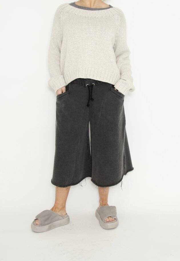 Sort Aarhus - Pants in wide fit