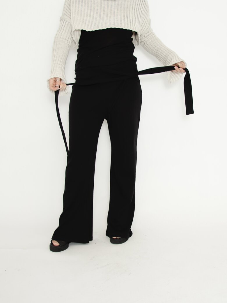 Sort Aarhus - Flared pants