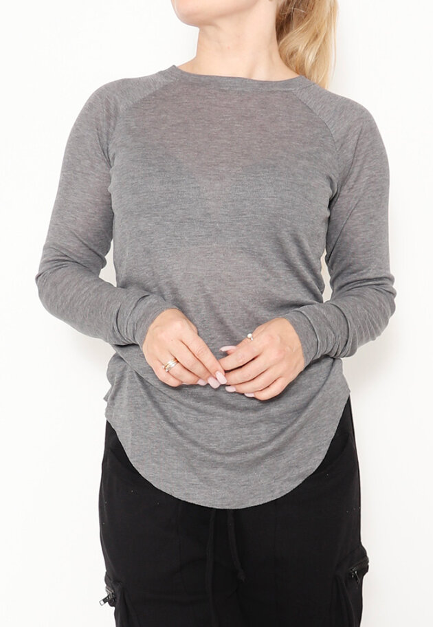 Sort Aarhus - Blouse with raglan sleeves Sort Aarhus - Blouse with raglan sleeves