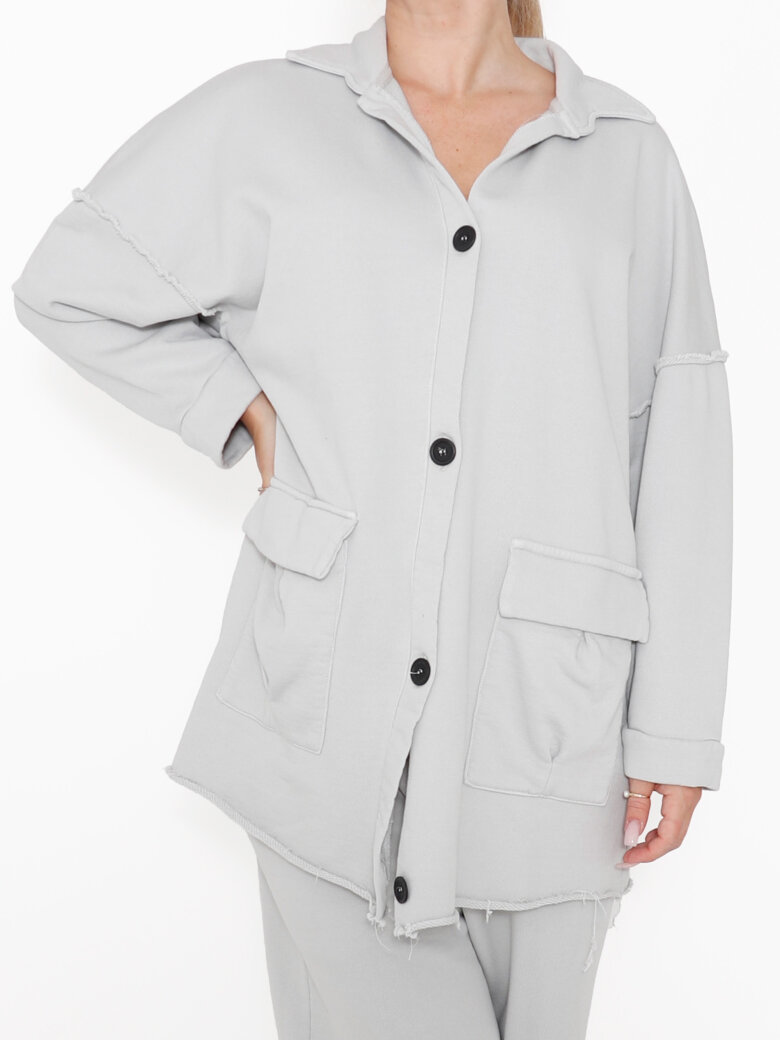 Sort Aarhus - Cardigan with raw details