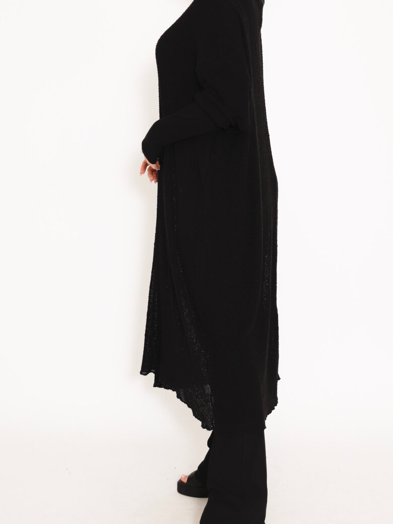 Sort Aarhus - Knit dress with short sleeves