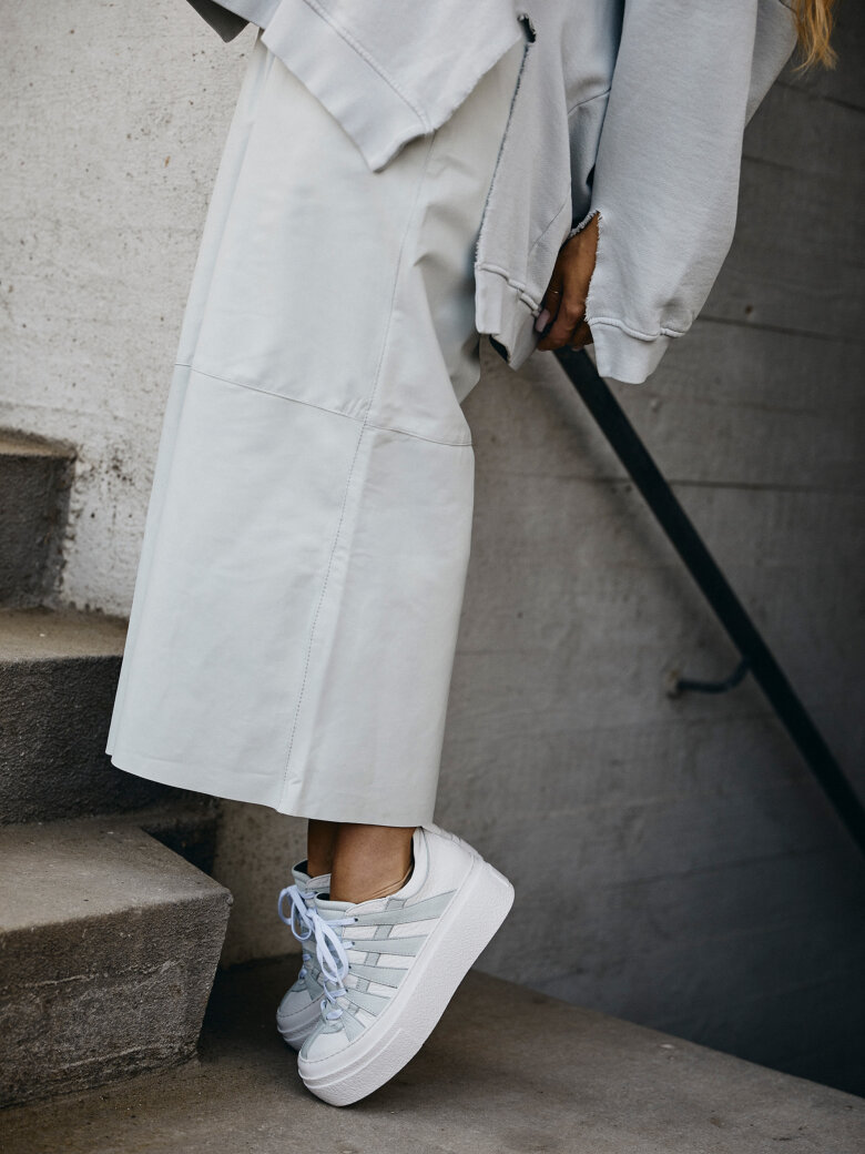 Sort Aarhus - Thin leather pants