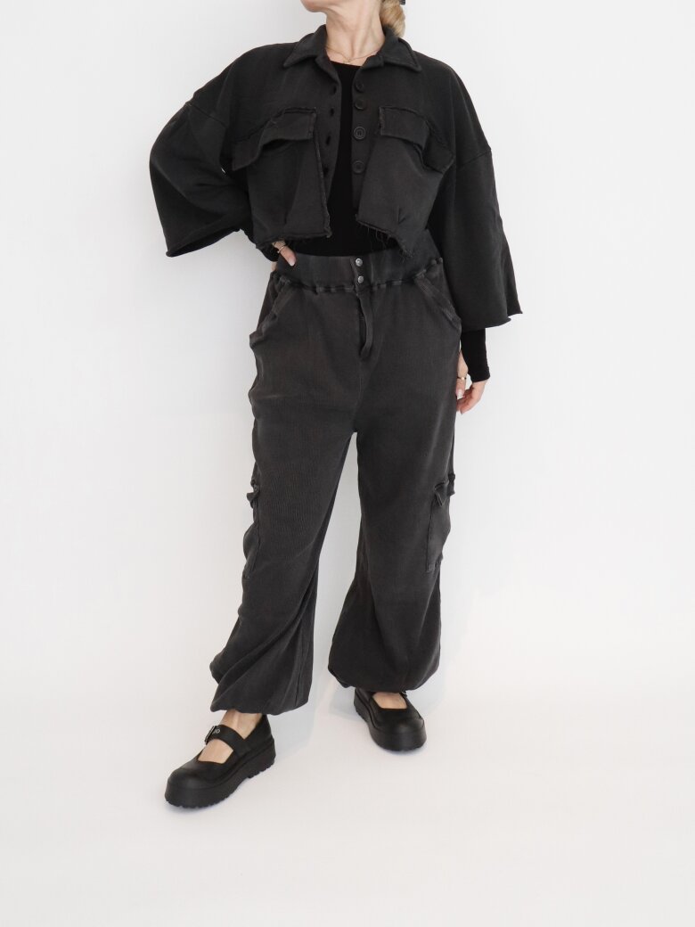 Sort Aarhus - Pants with pockets and laces