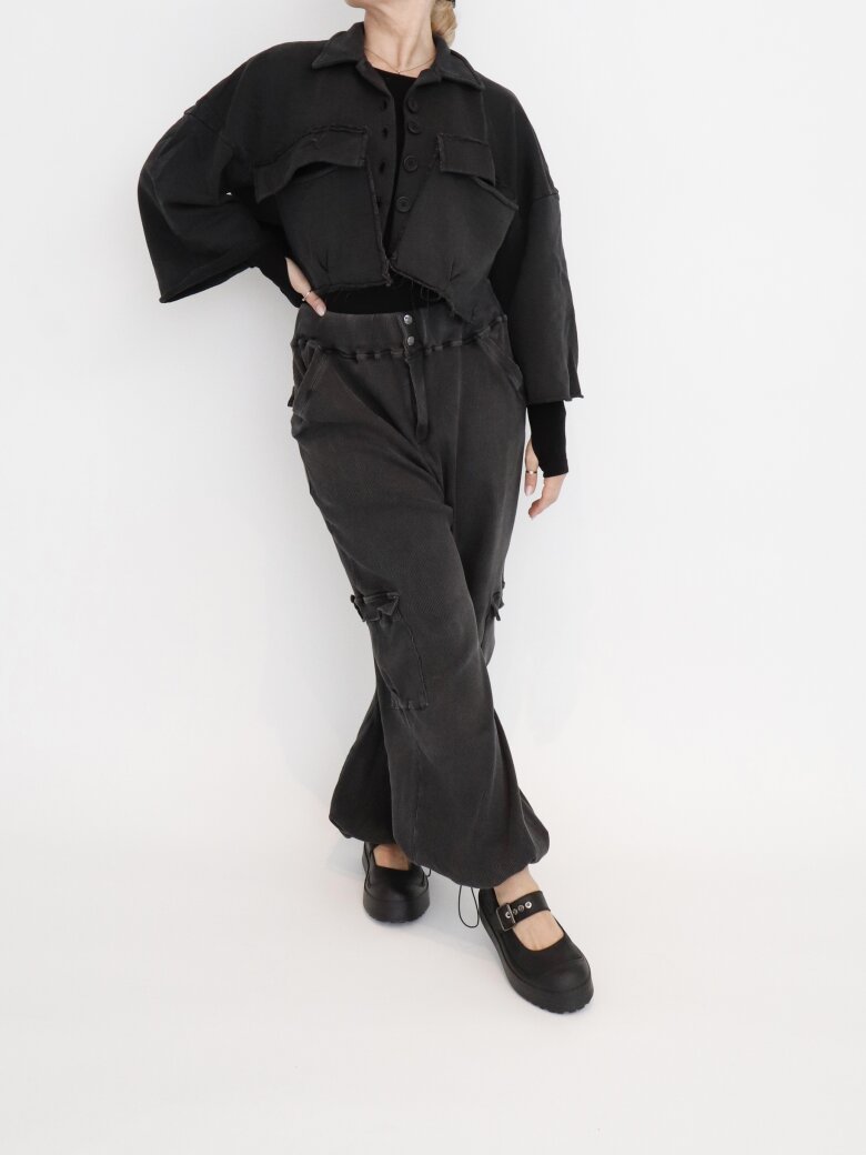 Sort Aarhus - Pants with pockets and laces