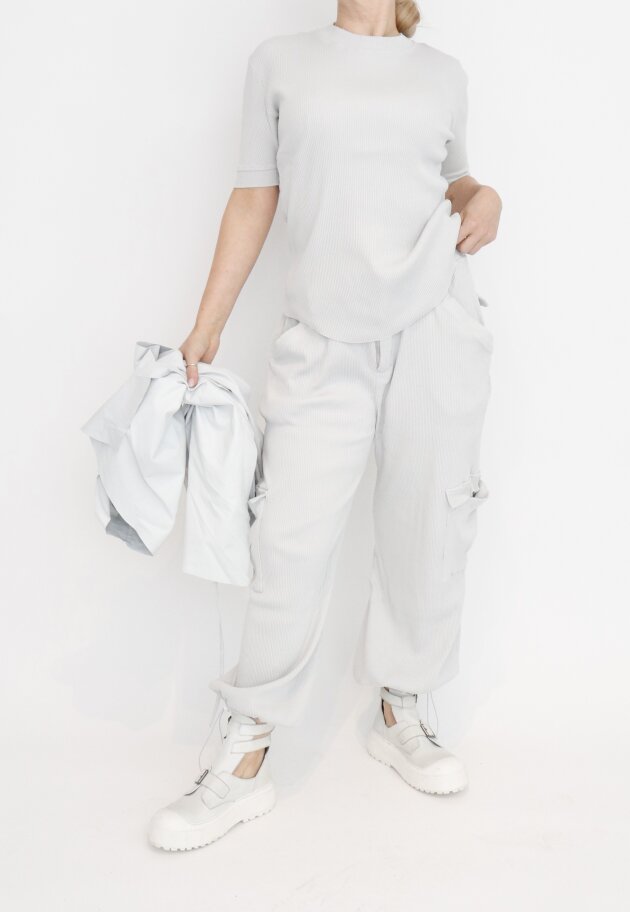Sort Aarhus - Pants with pockets and button closure